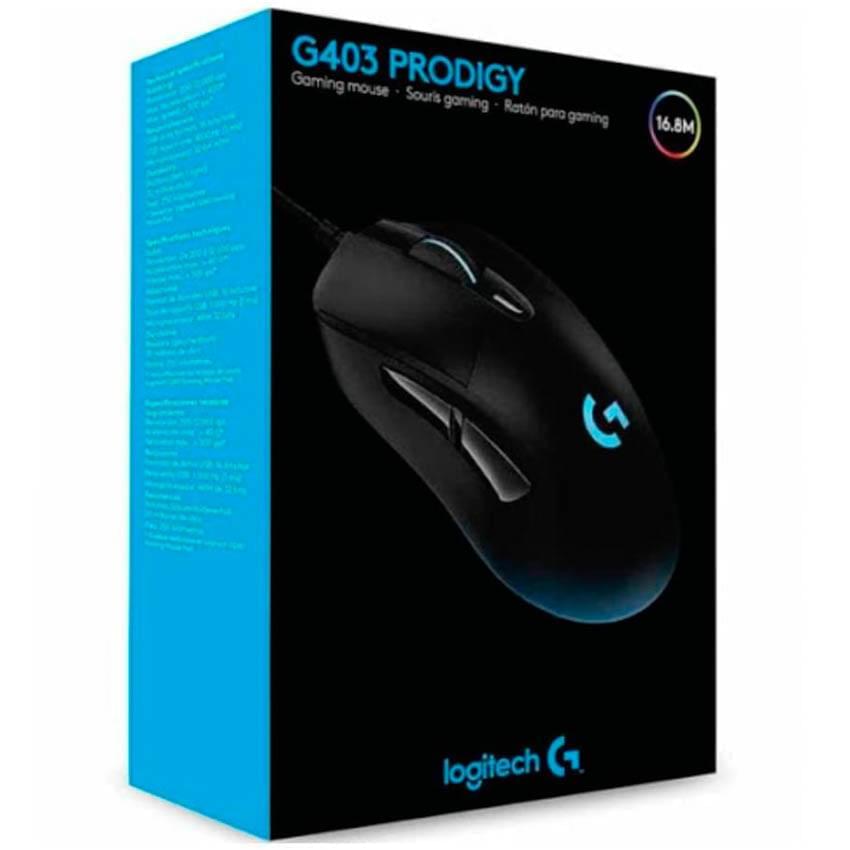 Mouse Logitech G403 Prodigy Rgb 25600 Dpi Negro